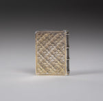 Sterling Silver Gilt Book Vinaigrette by Taylor and Perry, Birmingham, 1831. - Harrington Antiques