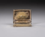 Sterling Silver Gilt Book Vinaigrette by Taylor and Perry, Birmingham, 1831. - Harrington Antiques