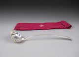 Sterling Silver Ladle by Hester Bateman, London, 1787 (With Case) - Harrington Antiques
