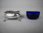 Sterling Silver Salt Cellar by Joseph Jennens & Co, Birmingham, 1912. - Harrington Antiques