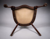 Striking Art Nouveau Mahogany Armchair, c.1890 - Harrington Antiques