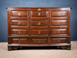 Substantial Early 18th Century Oak Cupboard / Mule Chest - Harrington Antiques