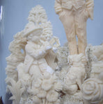 Unusual 19th Century Wax Work Diorama In Original Glass Dome - Harrington Antiques