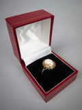 Vintage 9 Carat Gold Cameo Ring by RBS, Birmingham, 1982. Size S. - Harrington Antiques