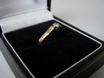 Vintage 9 Carat Gold & Diamond Ring by DS & Co, London, 1981. Size N 1/2. - Harrington Antiques