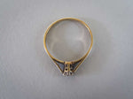Vintage 9 Carat Gold & Diamond Ring by DS & Co, London, 1981. Size N 1/2. - Harrington Antiques