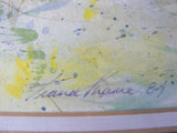 'Wallow Barrow Coppice' (Cumbria) Watercolour by Tiana Marie, 1984. Framed. - Harrington Antiques