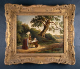 William P. Cartwright (British, 1855-1915) - 'A Pleasant Journey'. Signed & Dated. - Harrington Antiques